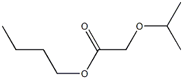 BUTYL ISO-PROPOXYACETATE Struktur