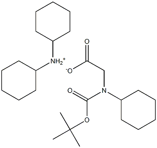 Boc-L--cyclohexylglycine  dicyclohexylamine salt Struktur