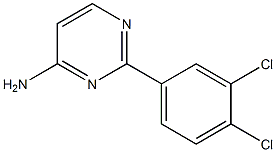 2-(3,4-DICHLOROPHENYL)-4-AMINOPYRIMIDINE Struktur