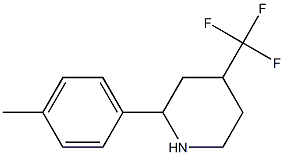 2-(4-METHYLPHENYL)-4-(TRIFLUOROMETHYL)PIPERIDINE Struktur