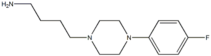 4-[4-(4-FLUORO-PHENYL)-PIPERAZIN-1-YL]-BUTYLAMINE Struktur