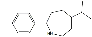 5-ISOPROPYL-2-(4-METHYLPHENYL)AZEPANE Struktur