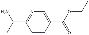 6-(1-AMINOETHYL)NICOTINIC ACID ETHYL ESTER Struktur