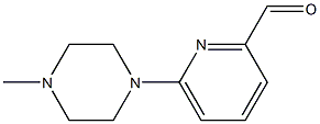 6-(4-METHYLPIPERAZIN-1-YL)PYRIDINE-2-CARBALDEHYDE Struktur