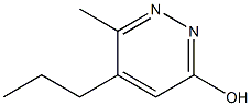 6-METHYL-5-PROPYLPYRIDAZIN-3-OL Struktur