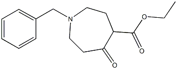 ETHYL 1-BENZYL-5-OXOAZEPANE-4-CARBOXYLATE Struktur