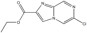 ETHYL 6-CHLOROIMIDAZO[1,2-A]PYRAZINE-2-CARBOXYLATE Struktur