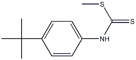 METHYL (4-TERT-BUTYLPHENYL)DITHIOCARBAMATE Struktur