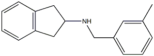 N-(3-METHYLBENZYL)INDAN-2-AMINE Struktur