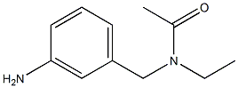 N-(3-aminobenzyl)-N-ethylacetamide Struktur