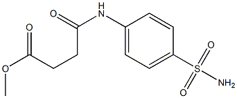 methyl 4-[4-(aminosulfonyl)anilino]-4-oxobutanoate Struktur