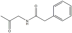 N1-(2-oxopropyl)-2-phenylacetamide Struktur