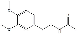 N1-(3,4-dimethoxyphenethyl)acetamide Struktur