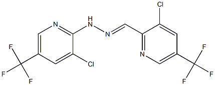 3-chloro-5-(trifluoromethyl)-2-pyridinecarbaldehyde N-[3-chloro-5-(trifluoromethyl)-2-pyridinyl]hydrazone Struktur