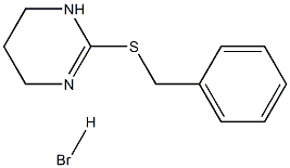 2-(benzylsulfanyl)-1,4,5,6-tetrahydropyrimidine-hydrabromide Struktur