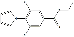 ethyl 3,5-dichloro-4-(1H-pyrrol-1-yl)benzoate Struktur