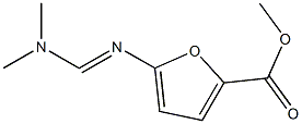 methyl 5-{[(dimethylamino)methylidene]amino}-2-furoate Struktur