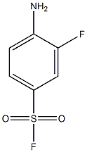 4-Amino-3-fluorobenzenesulphonylfluoride Struktur