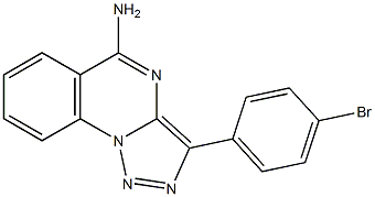 3-(4-bromophenyl)[1,2,3]triazolo[1,5-a]quinazolin-5-amine Struktur