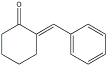 2-[(E)-phenylmethylidene]cyclohexanone Struktur