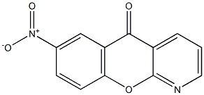 7-nitro-5H-chromeno[2,3-b]pyridin-5-one Struktur