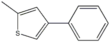 2-methyl-4-phenylthiophene Struktur