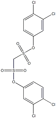 di(3,4-dichlorophenyl) methanedisulfonate Struktur