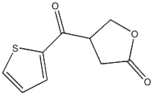 4-(2-thienylcarbonyl)tetrahydrofuran-2-one Struktur