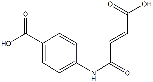 4-{[(E)-3-carboxy-2-propenoyl]amino}benzenecarboxylic acid Struktur