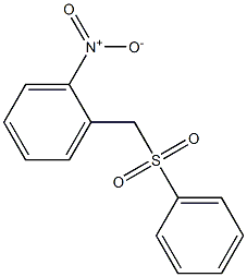 1-nitro-2-[(phenylsulfonyl)methyl]benzene Struktur