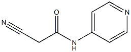 2-cyano-N-(4-pyridinyl)acetamide Struktur