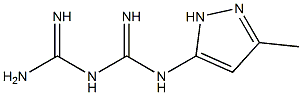 ({imino[(3-methyl-1H-pyrazol-5-yl)amino]methyl}amino)methanimidamide Struktur