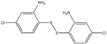 2-[(2-amino-4-chlorophenyl)dithio]-5-chloroaniline Struktur