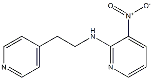 N2-[2-(4-pyridyl)ethyl]-3-nitropyridin-2-amine Struktur