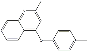 2-methyl-4-(4-methylphenoxy)quinoline Struktur