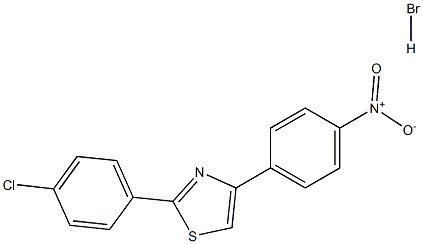 2-(4-chlorophenyl)-4-(4-nitrophenyl)-1,3-thiazole hydrobromide Struktur