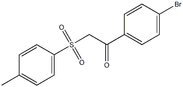 1-(4-bromophenyl)-2-[(4-methylphenyl)sulfonyl]-1-ethanone Struktur