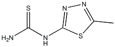 N-(5-methyl-1,3,4-thiadiazol-2-yl)thiourea Struktur