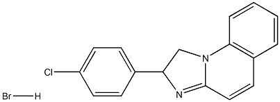 2-(4-chlorophenyl)-1,2-dihydroimidazo[1,2-a]quinoline hydrobromide Struktur