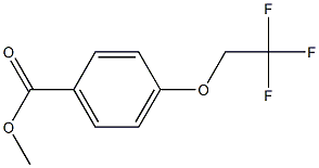 methyl 4-(2,2,2-trifluoroethoxy)benzenecarboxylate Struktur