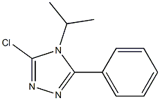 3-chloro-4-isopropyl-5-phenyl-4H-1,2,4-triazole Struktur