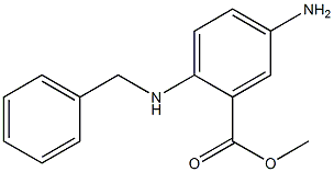 Methyl 5-amino-2-(benzylamino)benzoate Struktur