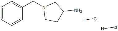 3-Amino-1-benzylpyrrolidine dihydrochloride Struktur