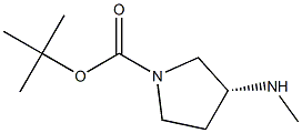 (R)-tert-butyl 3-(methylamino)pyrrolidine-1-carboxylate Struktur