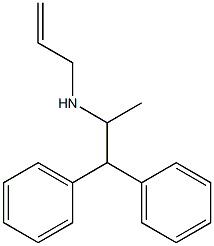 (1,1-diphenylpropan-2-yl)(prop-2-en-1-yl)amine Struktur