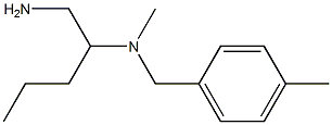 (1-aminopentan-2-yl)(methyl)[(4-methylphenyl)methyl]amine Struktur