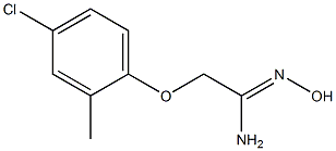 (1Z)-2-(4-chloro-2-methylphenoxy)-N'-hydroxyethanimidamide Struktur