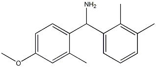 (2,3-dimethylphenyl)(4-methoxy-2-methylphenyl)methanamine Struktur