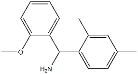 (2,4-dimethylphenyl)(2-methoxyphenyl)methanamine Struktur