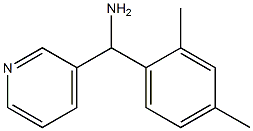 (2,4-dimethylphenyl)(pyridin-3-yl)methanamine Struktur